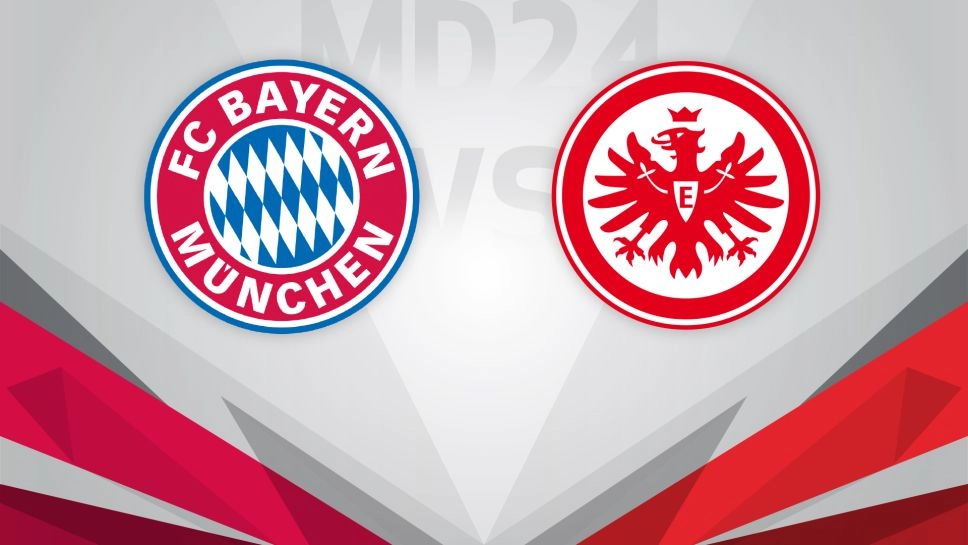 កំណត់អត្តសញ្ញាណ Bayern vs Frankfurt 23h30 23/02 Bundesliga